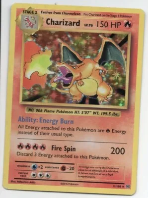 Raw card with no graded slab